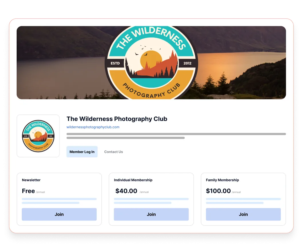 Join It membership crm product illustration